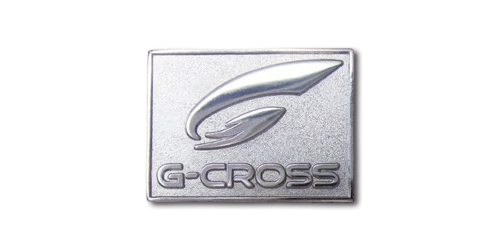 (株)G-CROSS 様 社章 銀色メッキ