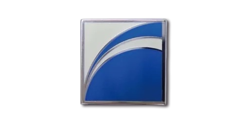 (株)ファーストロジック 様 社章 銀色メッキ+研ぎエポ