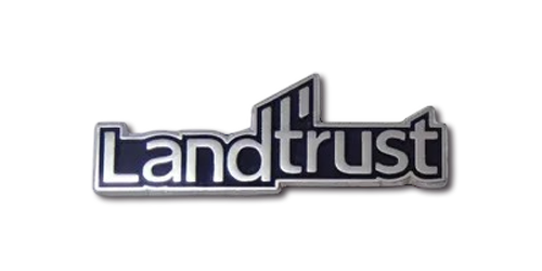 (株)ランドトラスト 様 社章 銀色メッキ+色入れ
